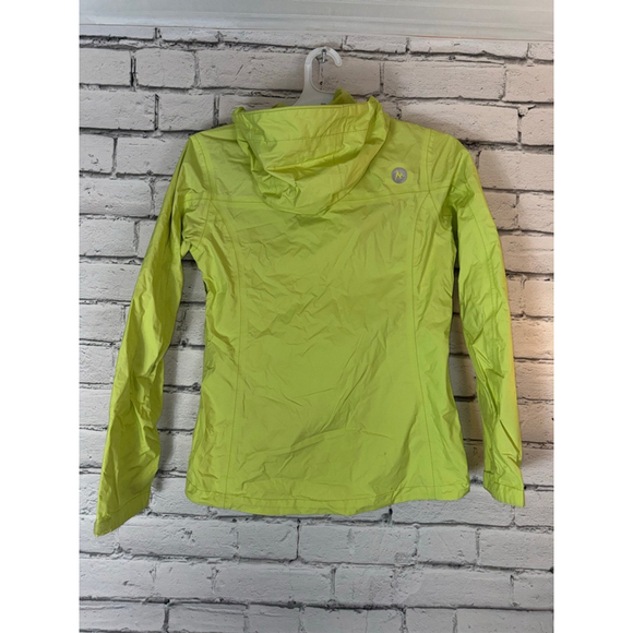 Women's Marmot Precip Rain Jacket Soft Shell Hooded Wind Breaker size XS - Picture 2 of 16